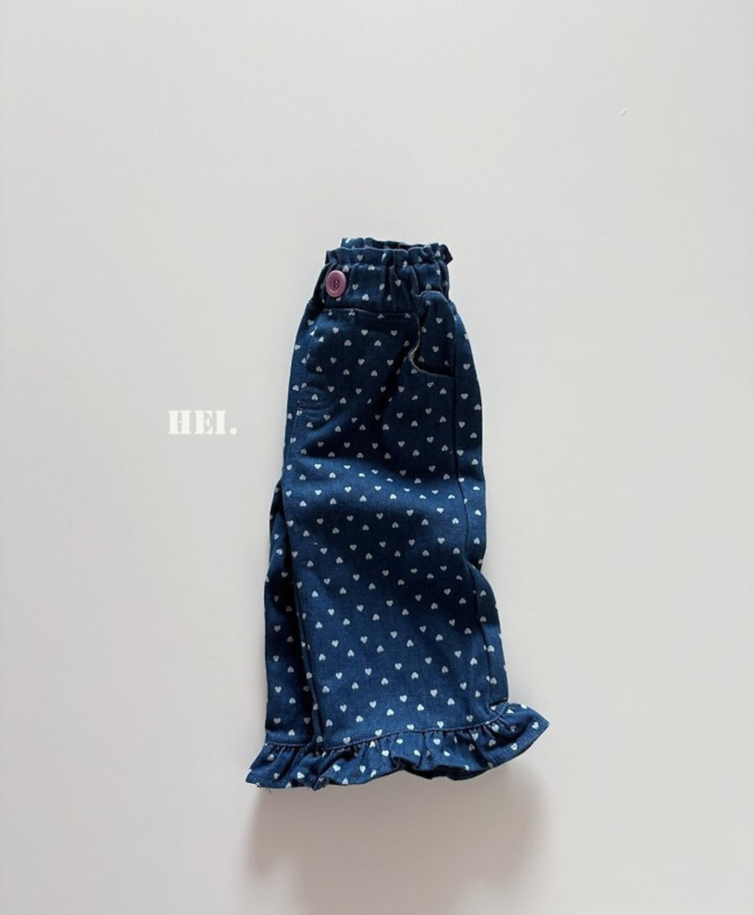 [Hei]フリルデニムPT