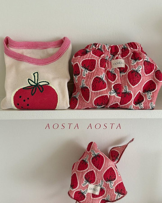 [AOSTA]Strawberry Scarf