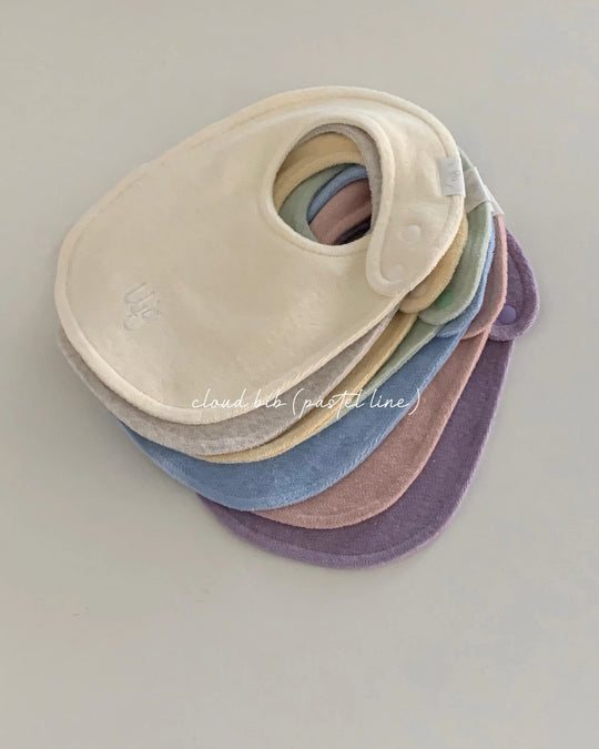 [would U]cloud terry bibs"16色"