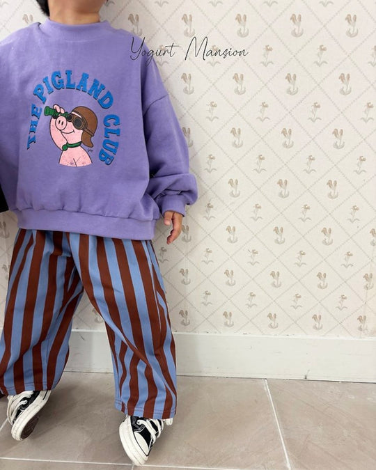 [yogurt mansion]color stripe pants