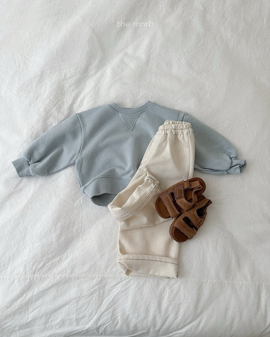 [minirobe]Non-Fade Denim Pants