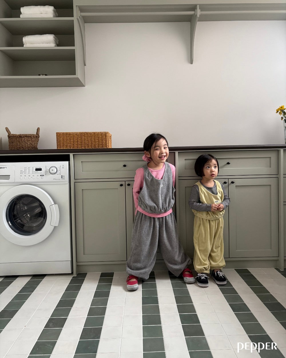 [pepper]terry jogger pants