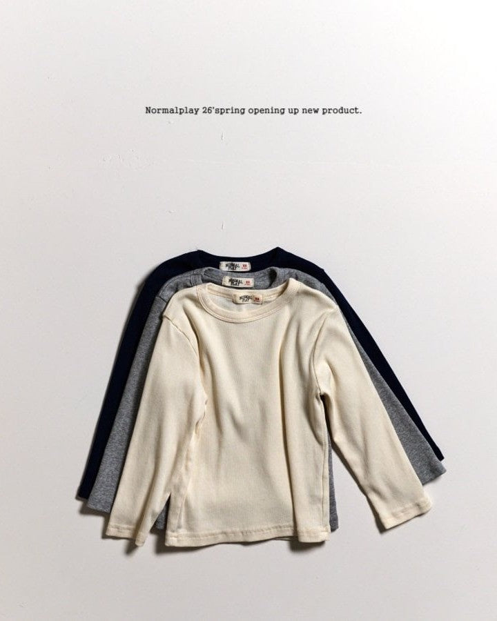 [NORMALPLAY]tencel rib T