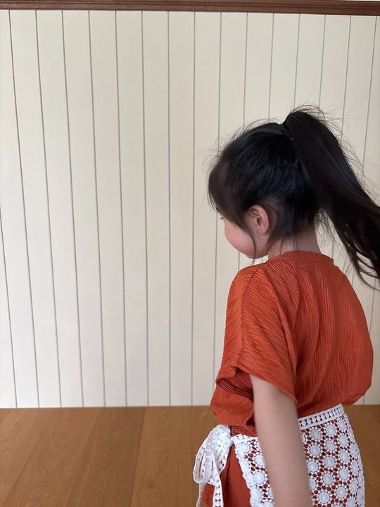 [pepper]pleated T