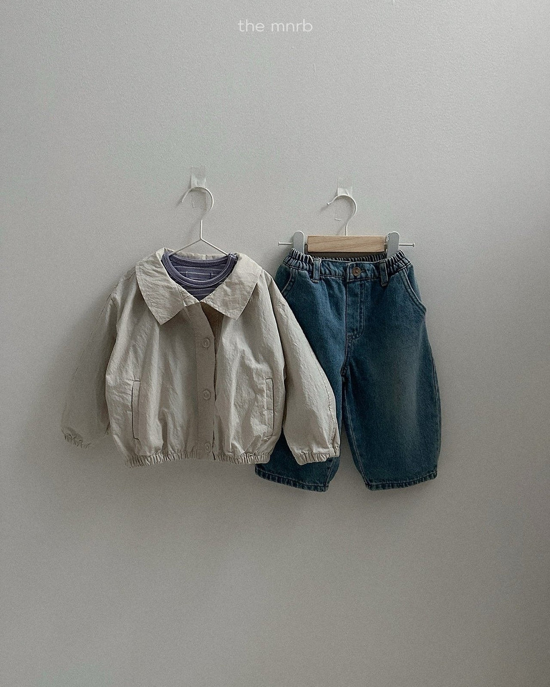 [minirobe]Ruffle Short Trench