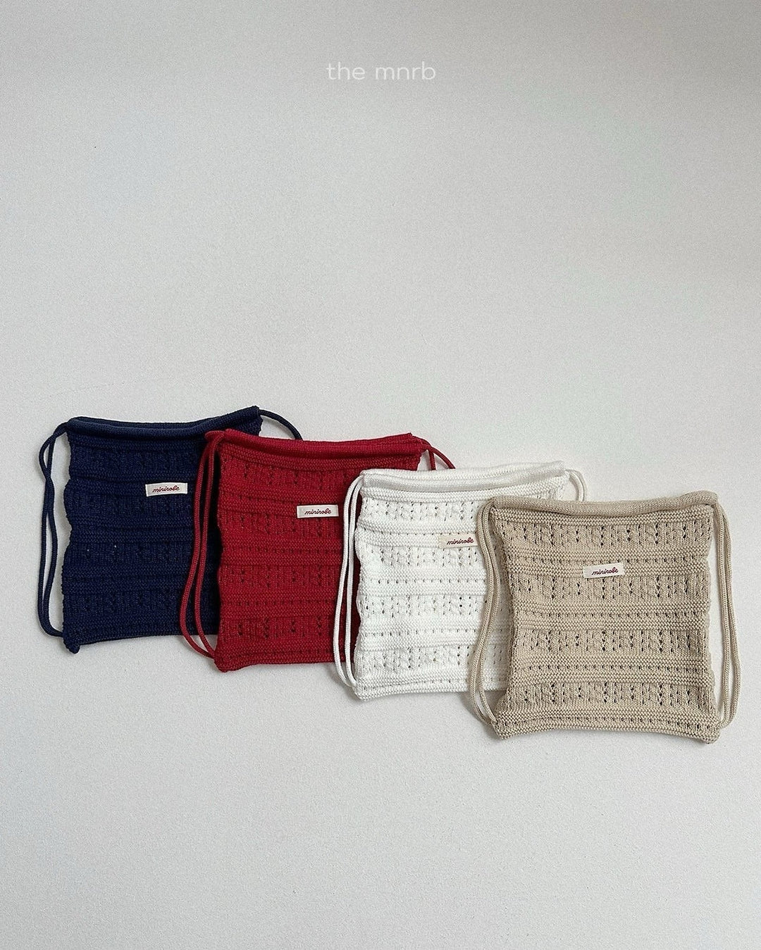 [minirobe]Crochet knit bag