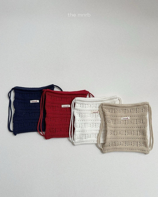 [minirobe]Crochet knit bag