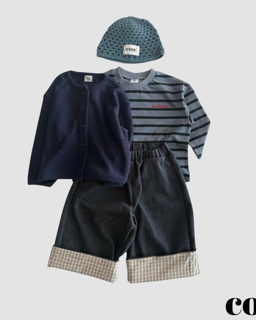 [con]Roll-Up Non-Fade Denim