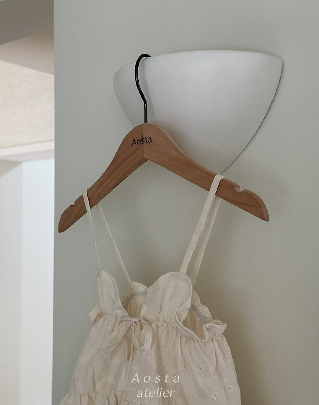 [AOSTA]Lace Cotton OpenDress