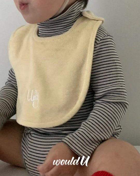 [would U]cloud terry bibs"16色"