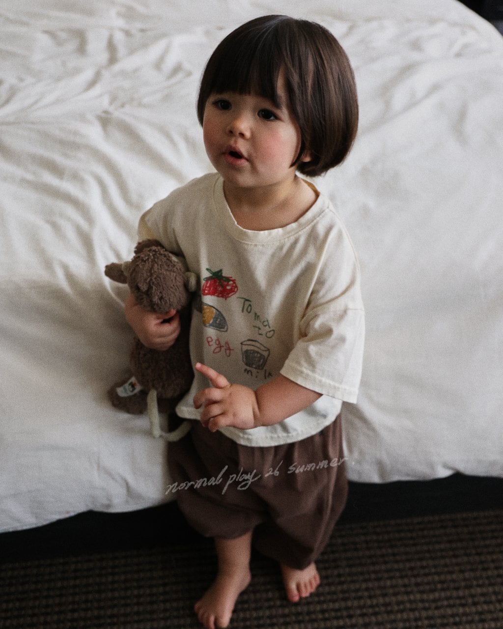 [NORMAL PLAY]egg short sleeve T