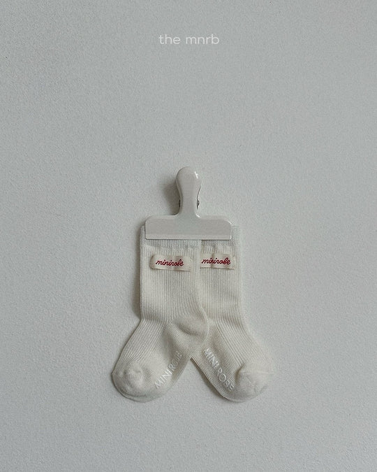 [minirobe]Heart Logo Socks 3Set