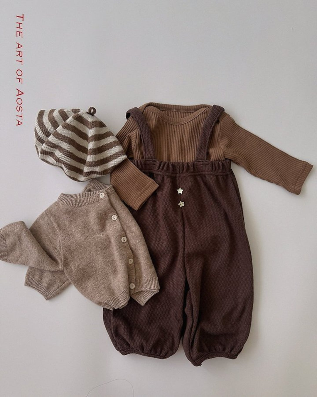 [AOSTA]Star Candy Overalls