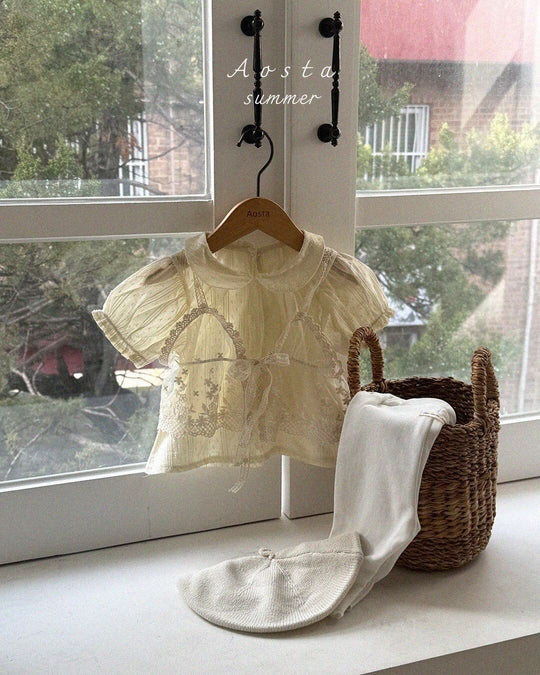 [aosta]collar blouse