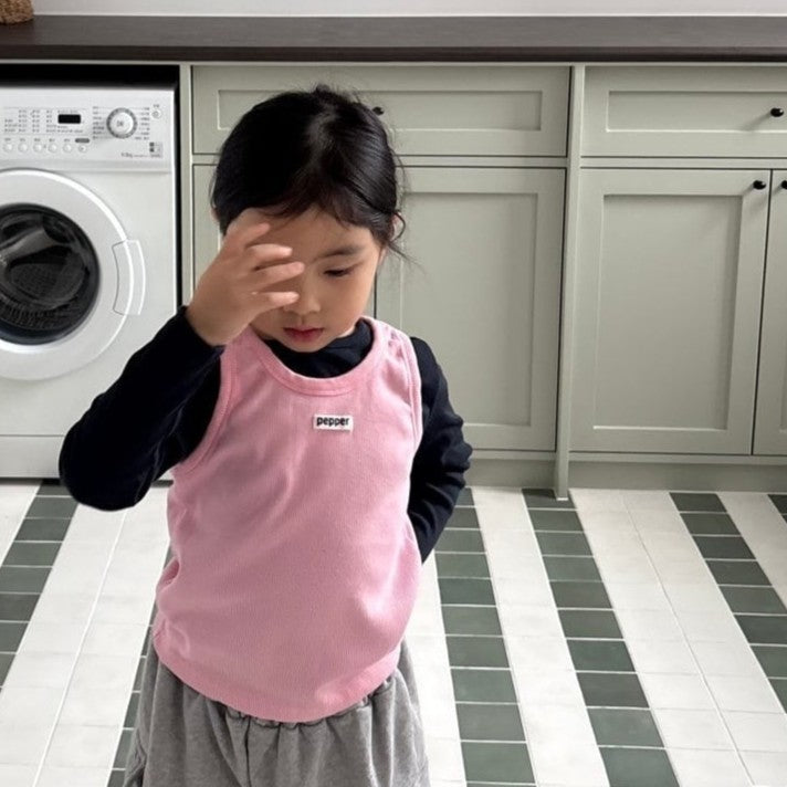 [pepper]bom bom tank-top