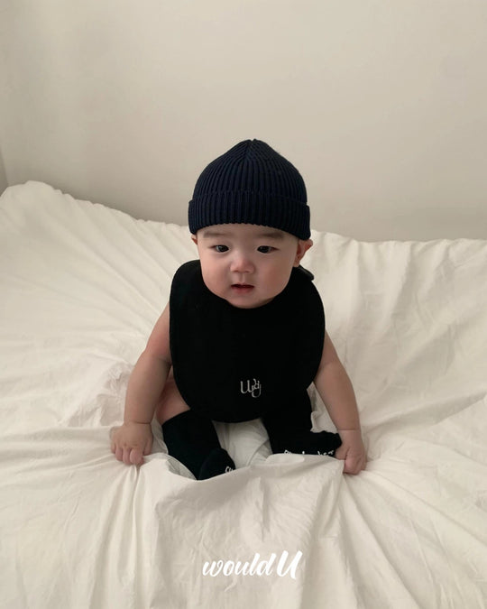[would U]cloud terry bibs"16色"