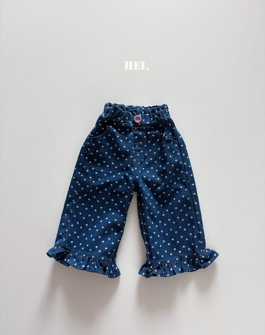 [Hei]フリルデニムPT
