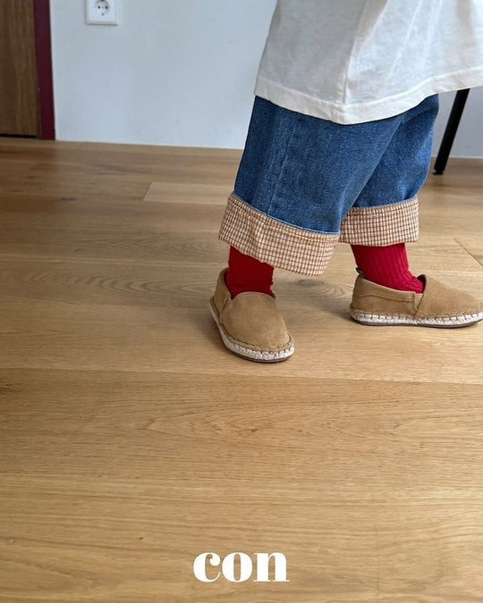 [con]Washed Roll-Up Denim