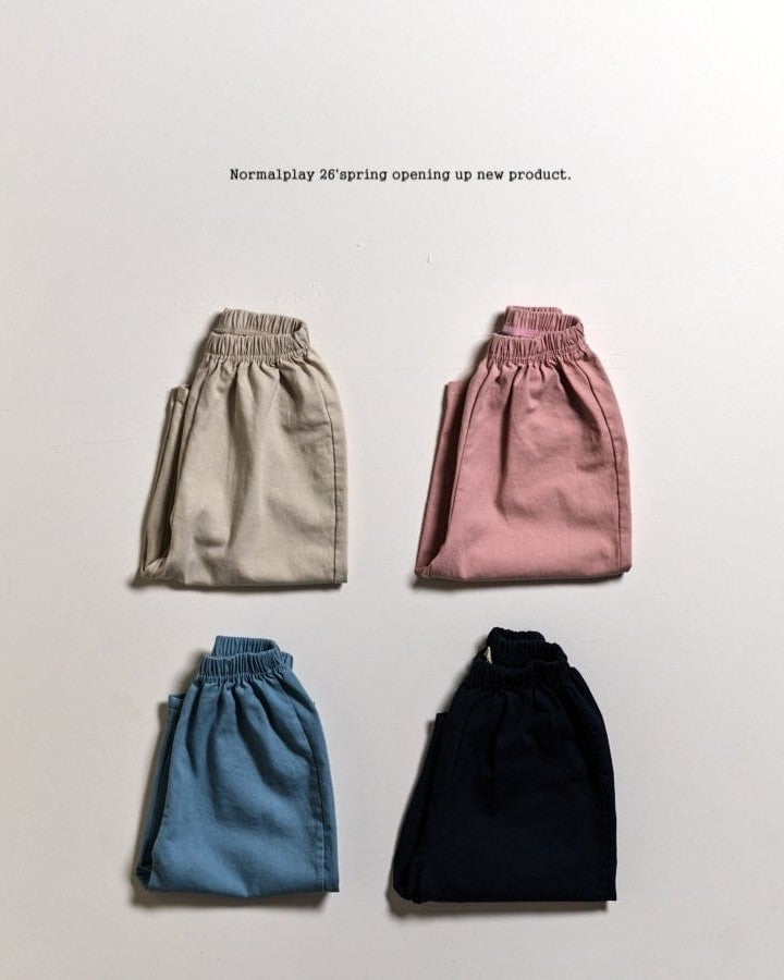 [NORMALPLAY]milky cotton pants