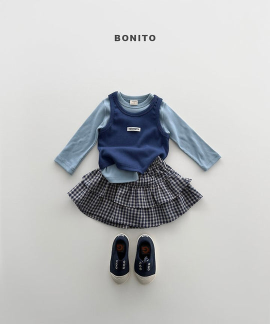 [BONITO]カラーリブT