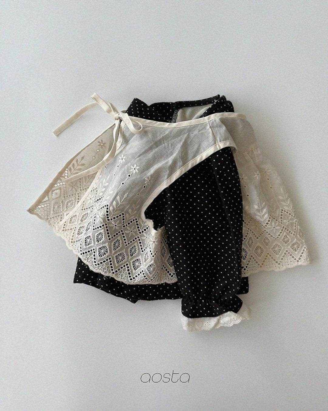 [AOSTA]Lace Jenny OpenVest