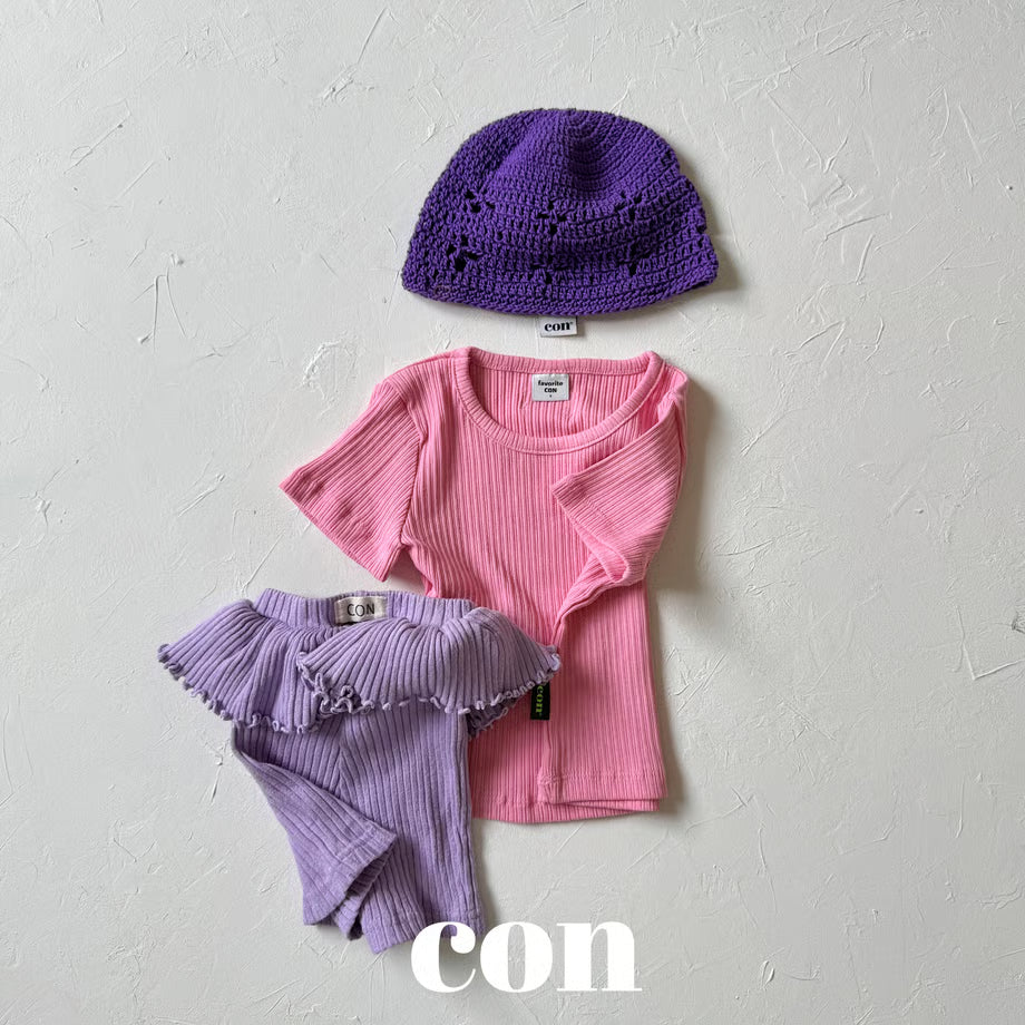 [con]summer soft rib T-shirt