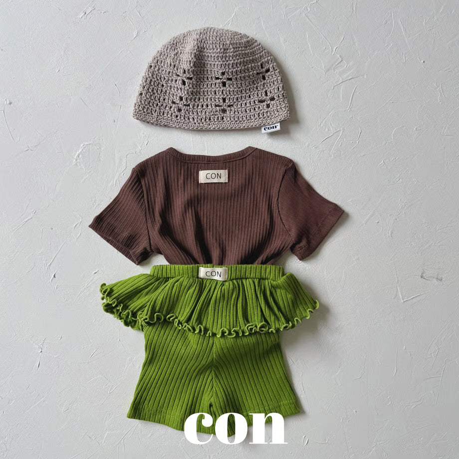 [con]summer soft rib T-shirt