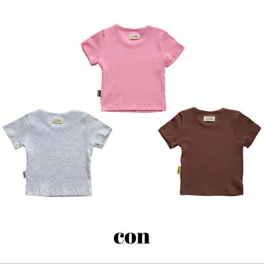 [con]summer soft rib T-shirt