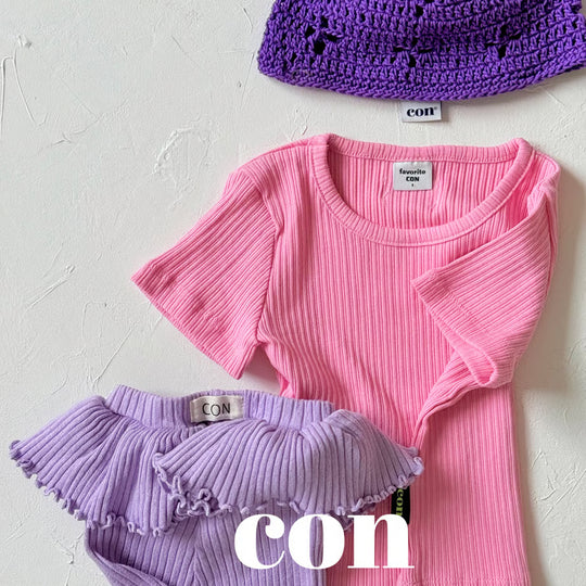 [con]summer soft rib T-shirt