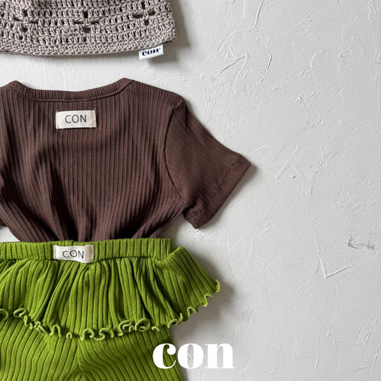 [con]summer soft rib T-shirt