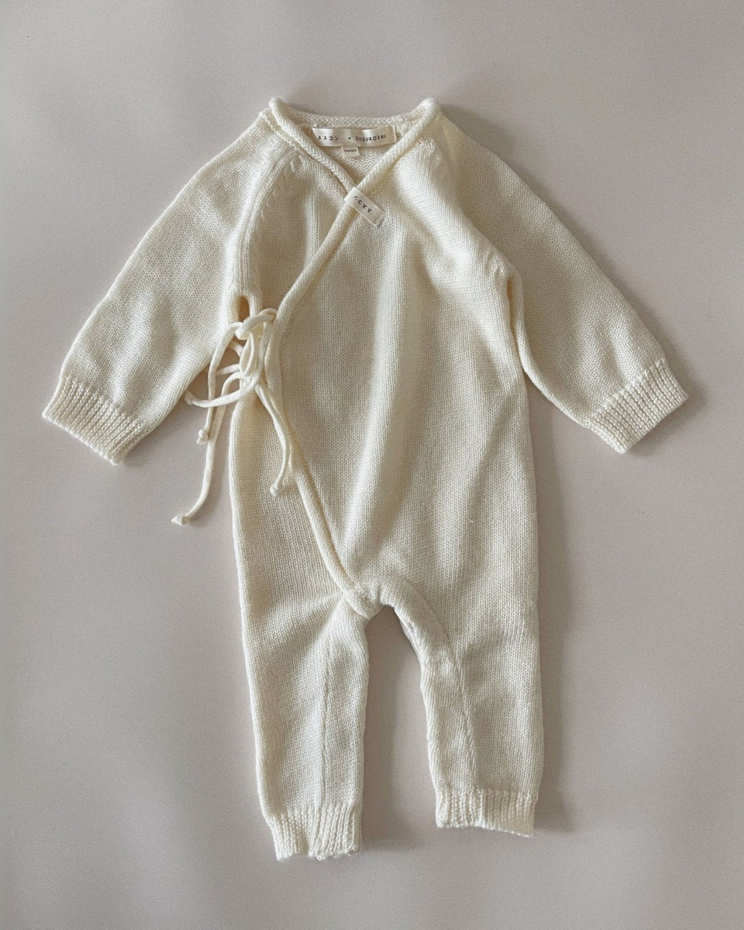 Merino Knit Baby Kimono Overall Suit［SUSUKOSHI］