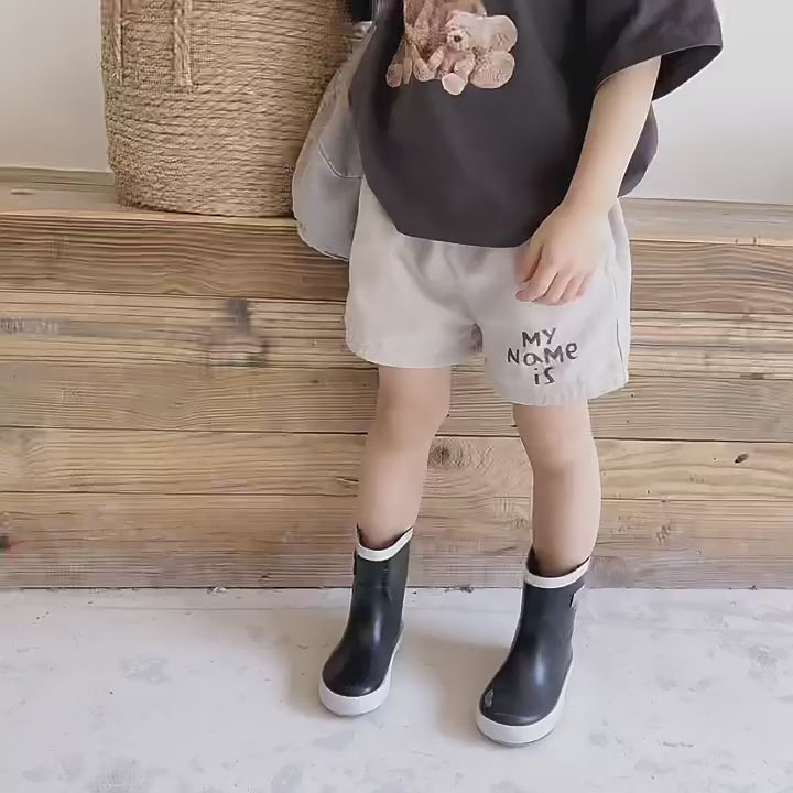 MYNAMEツイルショートパンツ