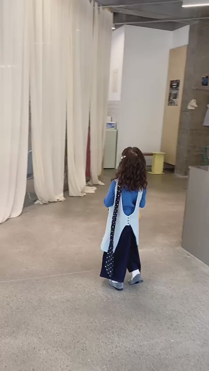 タックワイドデニムパンツ.