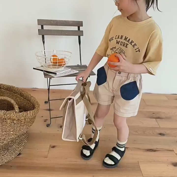 レッドステッチショートパンツ