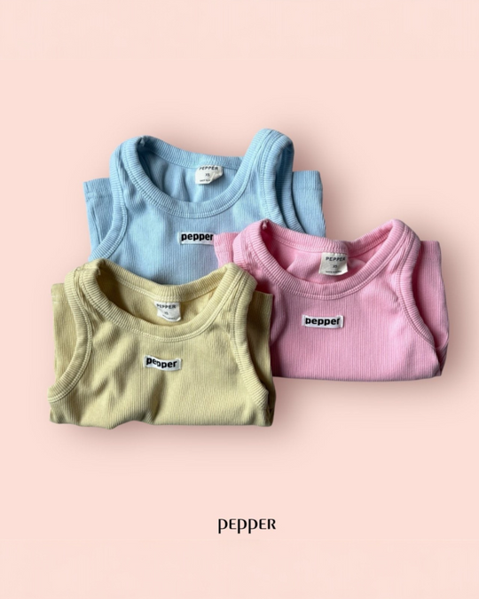 [pepper]bom bom tank-top