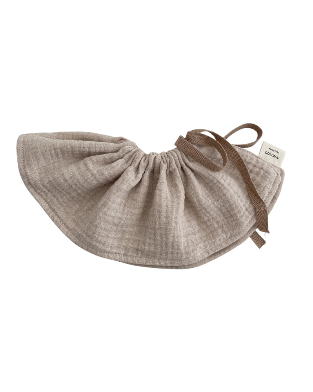 ガーゼギャザーリボンスタイ