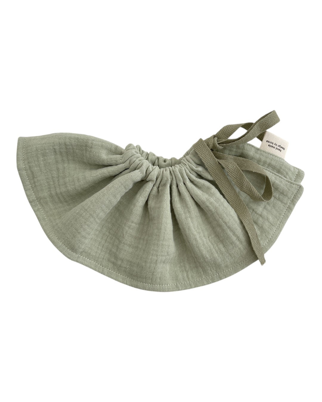 ガーゼギャザーリボンスタイ