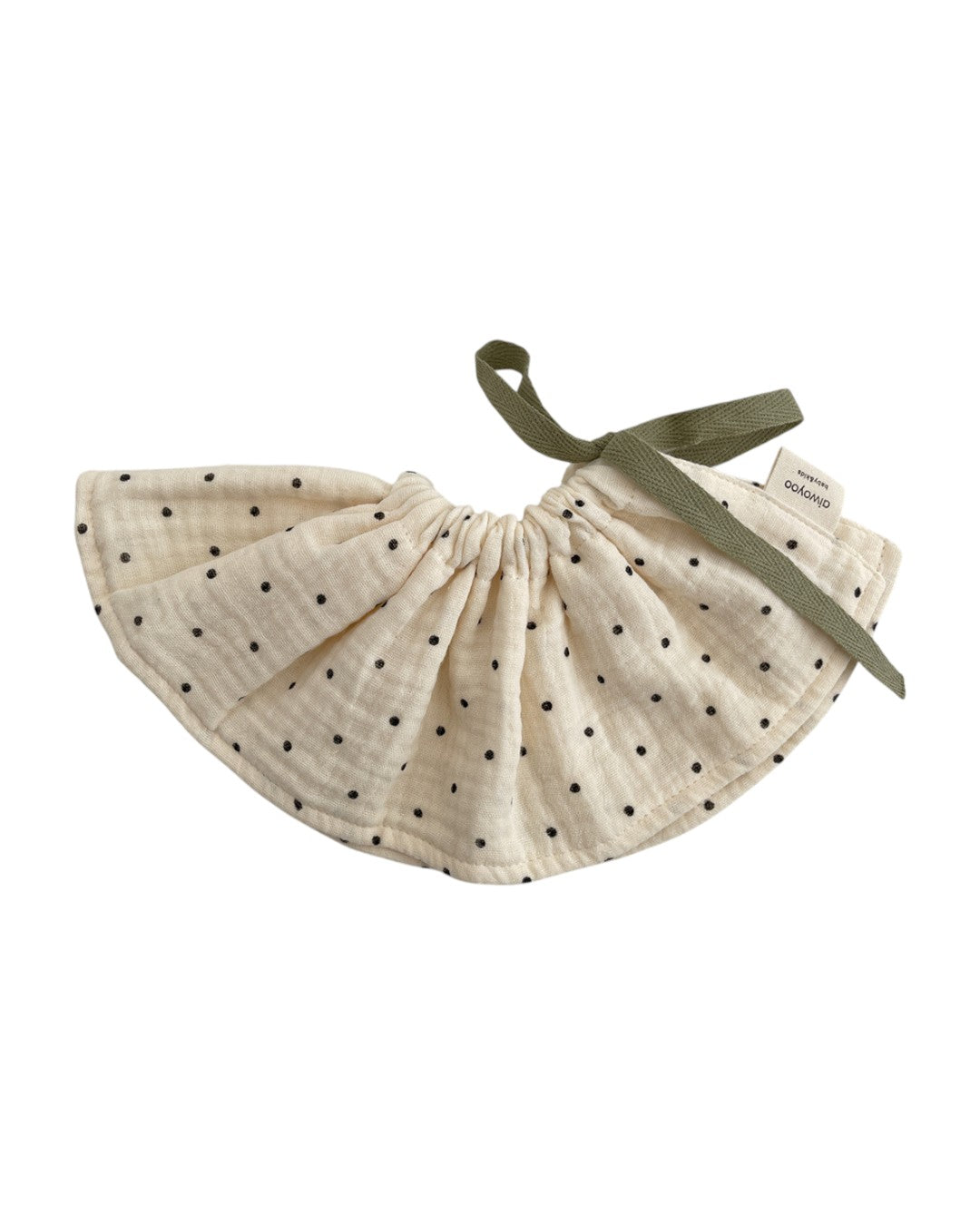 ガーゼギャザーリボンスタイ