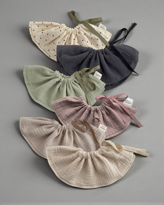 ガーゼギャザーリボンスタイ