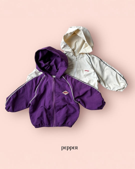 [pepper]plum wind breaker
