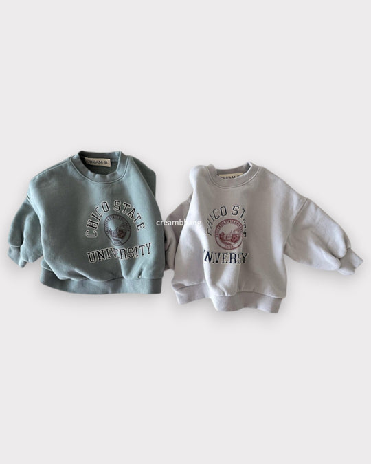 [Cream B]カレッジ起毛mtm