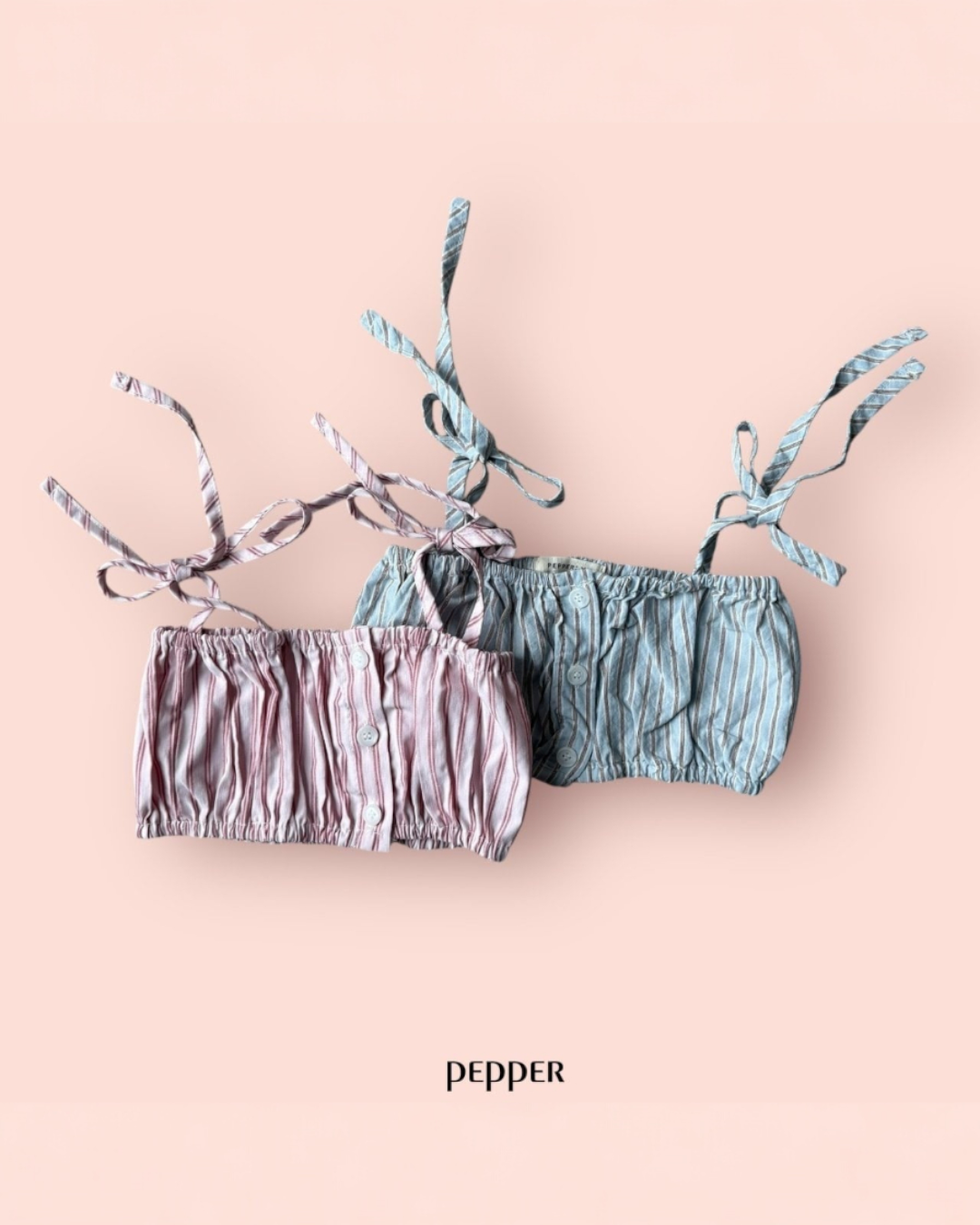 [pepper]stripe bustier