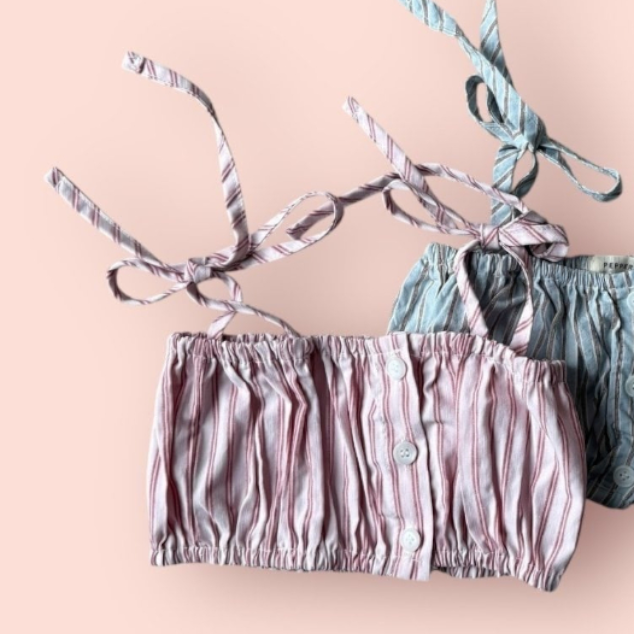 [pepper]stripe bustier