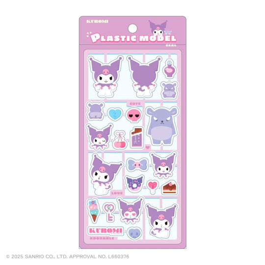 サンリオキャラクターズプラスチックモデル風シール