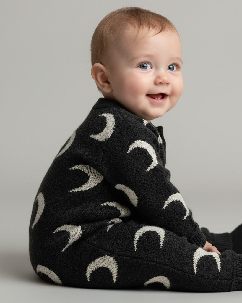 MOONニットロンパース