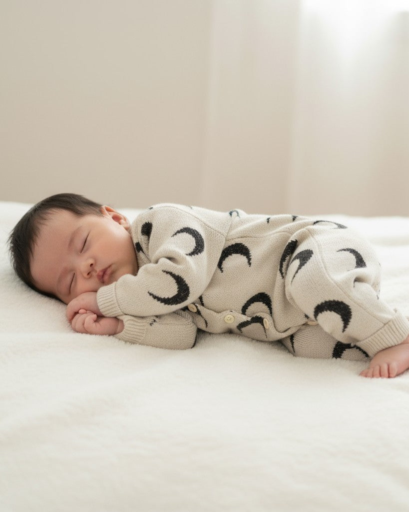 MOONニットロンパース