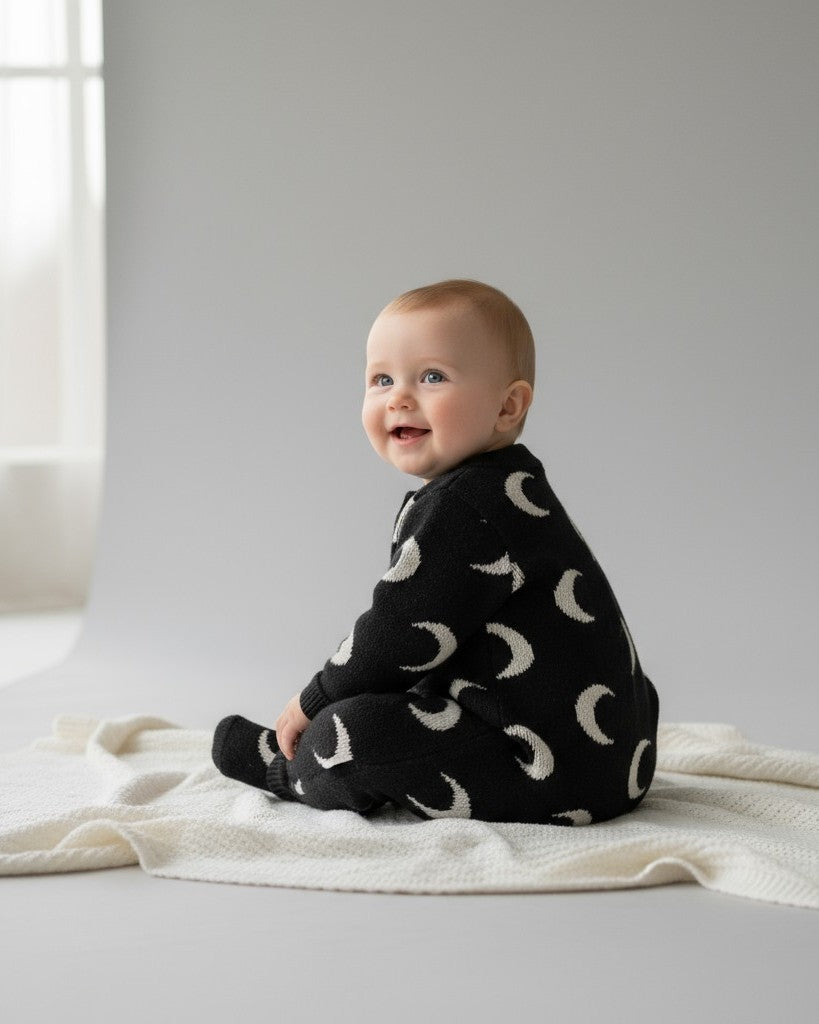 MOONニットロンパース