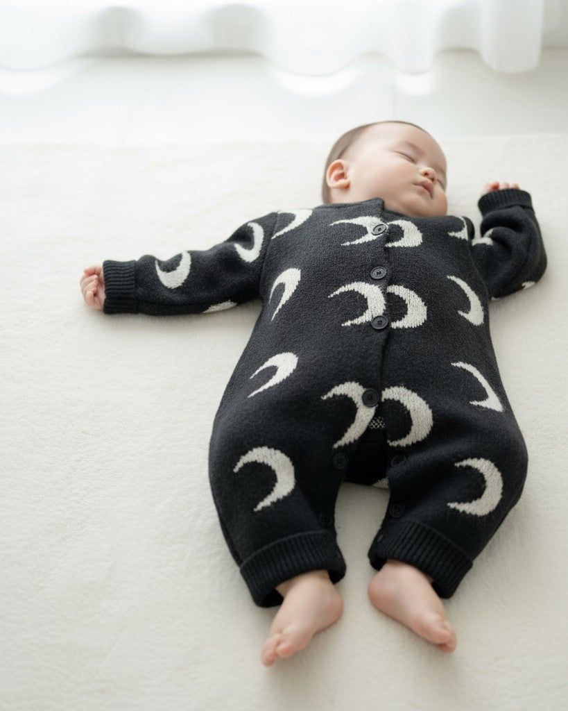 MOONニットロンパース